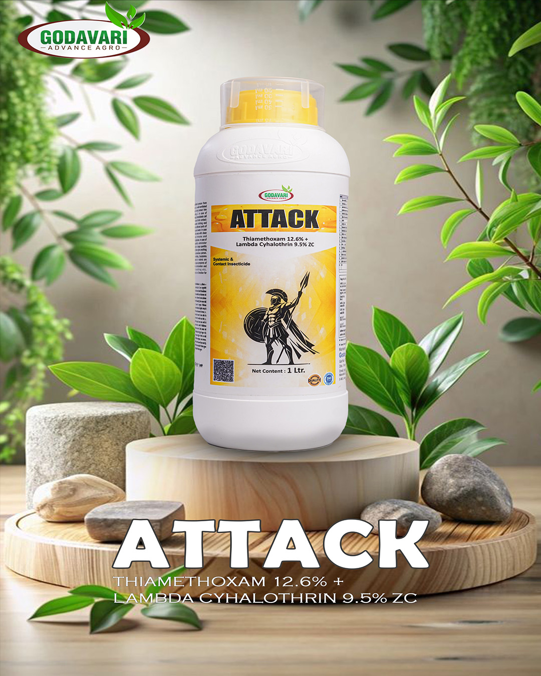 Attack – Insecticide for Worms & Stem Fly Control