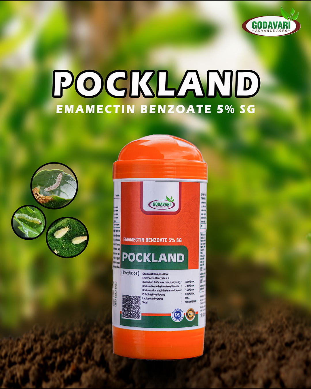 Pokland Insecticide – Advanced Caterpillar Protector for Multiple Crops